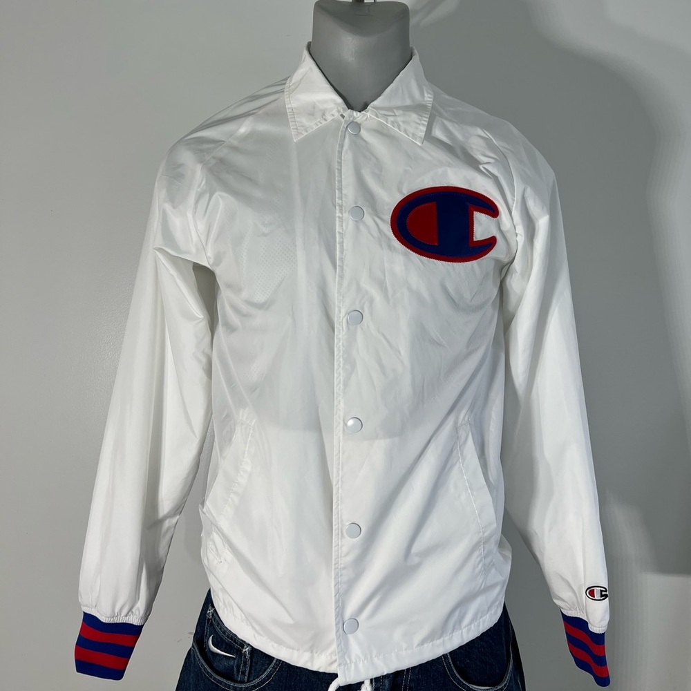 Champion Life Jacket Satin Coaches White